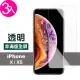 iPhone X XS保護貼透明高清非滿版防刮手機保護膜(3入 iPhoneXS手機殼 iPhoneX手機殼)