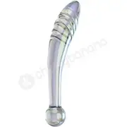 Adam &amp; Eve Fairy Wand Glass Dildo
