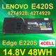 LENOVO E420S 4芯 日系電芯 電池 440129U 42T4928 42T4929 42 (9.2折)