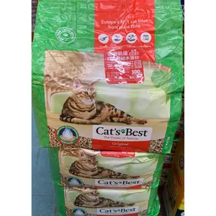 凱優 Cat's Best 紅標 凝結木屑貓砂 木屑砂 貓砂 貓 4.3公斤