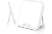 Light Therapy Lamp: 10,000 Lux UV-Free LED Daylight Lamp with Timer and Adjustable Stand for Home/Office/Travel Use