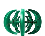 AISINILALAO Wind Power Generator Kit, 3000W 12V 24V 48V Garden Farm Home Use Vertical Wind Generator for Boats Terraces Cabins Charging