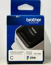 New Genuine Brother CK-1000 Cleaning Cassette VC-500W Box