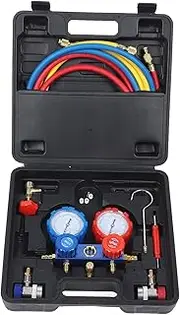 AC Manifold Indicator Kit Durable 3 Way AC Indicator for Car HVAC Systems Home Refrigerator Maintenance