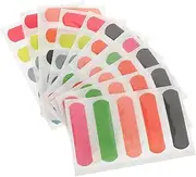 TOGEVAL 50pcs Macaron Care Patches Hemostasis First Patches Colorful Soft Colored Fingertip Stickers Waterproof Pe