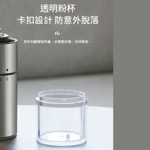 【TIAMO】USB充電磨豆機 電動磨豆機/HG4433DG(墨綠)|Tiamo品牌旗艦館