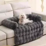 Fluffy Plush Pet Dog Bed Sofa House Mat Kennel Winter Warm Cat Bed Pad Washable