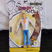 Scooby-Doo! FRED Bend-Ems Bendable Action Figure 5" Tall Collectible New