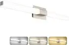 40In LED Vanity Lights Brushed Nickel Modern Bathroom Lighting Fixtures over Mir