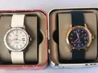 Fossil Women's Quartz Silicone Band Stainless Steel Watch