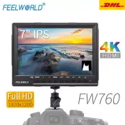 New Feelworld FW760 7'' Inch 4K HDMI Full HD 1920x1200 On-Camera Field Monitor