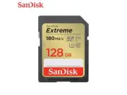 SanDisk 128GB Extreme SDXC UHS-I/U3 Class 10 V30 Memory Card, Speed Up to 180MB/