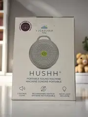 Yogasleep Hushh Portable White Noise Machine for Baby, 3 Soothing Natural Sounds