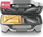 Big Fill Toastie Maker – 2-Slice Sandwich Toaster, Non-Stick Plates, Cut & Seal