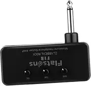 ibasenice Mini Guitar Amp 1 Set Portable Mini Audio Electric Guitar Amplifier Plastic Miniature Guitar Headphone Amp