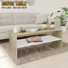 Modern Coffee End Table With Shelf Couch Wooden Storage Home Furniture 100cm NEW