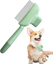 Flea Comb,Dematting Dog Brush | Self-cleaning Kitten Grooming Brushes, Multifunctional Pet Dematting Tool for Cats
