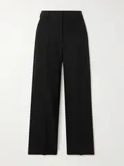 [TOTEME] TOTEME - Recycled-crepe Straight-leg Pants - Black - DK34 DK 34 Black