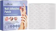 LAPOOH 264pcs Double-Sided Nail Glue Gel Removable Jelly Nail Adhesive No Traces Clear Nail Glue Patch Waterproof for False Nail & Nail Extension