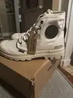 Palladium Pampa Hi HTG Supply Star White Women's 8 Boots High Tops NEW Vegan