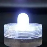 Snblzhef Submersible Battery LED 10 Lights~White~Wedding~Tea Light