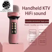 Wireless Bluetooth Karaoke Microphone with Voice Changer & FM Radio, 6H Play