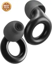2-Pack Ear Plugs Certified Hearing Protection 17dB Noise Reduction for Concerts
