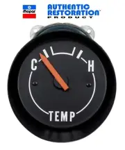 70 71 72 73 74 Cuda Barracuda Challenger Temperature Gauge Mopar E-Body