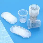 10 Set Paint Mixing Cups Disposable Calibrated Cup Durable Reusable Solvent