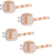 Abaodam 4pcs Realistic Plush Mouse Cat Interactive Imitation Stuffed Mice for Cats Soft Design Engaging Play Experience for Kittens and Adult Durable and Fun Chew