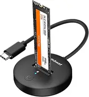 mbeat H1 USB 3.2 Gen2 10Gbps M.2 NVMe & SATA SSD Mini Dock (Black)