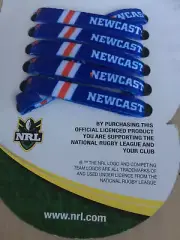 SHOE LACES nrl Newcastle Knights Kids Rugby League NEW
