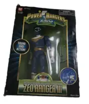 Bandai Power Rangers Zeo BLUE ZEO RANGER III 1996 Action Figure