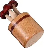 BESTYASH Wooden Mushroom Aromatherapy Diffuser Mini Essential Oil Diffuser Aromatherapy for Office Home for Creating A Relaxing Atmosphere