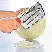 Cabbage Kitchen Knife Slicer Chopper Shredder Sauerkraut Cutter Coleslaw Grater, Silver