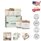 Natural Handmade Soap Set - 5 Luxurious Bars with Shea Butter & Essential Oils