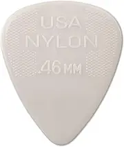 Dunlop 44P.46 Nylon Standard, White, .46mm, 12/Player's Pack