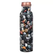 Copper Printed Water Bottle Copper Bottle 1 Litre BPA Free & Non Toxic