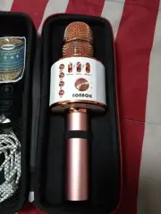 BONAOK Wireless Bluetooth Karaoke Microphone Portable Handheld Speaker New!
