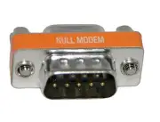 High Quality 2 Pack Mini Null Modem DB9 Male / DB9 Male Adapter (AD911NU)