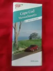 Cape Cod Massachusetts Road Map AAA Vintage Special Area Series 5/09-8/11 2011