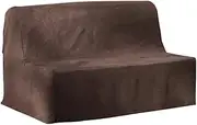 [Antonouse] Sofa Cover for IKEA sofabed Lycksele Lovas,A Lycksele Double seat sleepcover Replacement,Size 55"/58"X75"（Chocolate）
