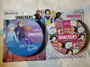 2 New Lip Smackers Shimmer Disney Color Palette Eyes Face Glitter Makeup Lot