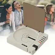 Portable Retro CD Player,Wireless Bluetooth HiFi Album Player,Desktop Bluetooth 5.3 CD Player,Portable CD Player with Digital Display, Support CD/MP3/WAV/WMA, for Home/Travel (No Speakers)