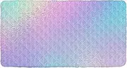 Hologram Iridescent Foil Effect Travel Toddler Bed Sheet Waterproof Cot Sheet for Fold Up Cot for Toddlers Sleeping Cot 50'' x 25'' (Sheet,Bed Not Included)