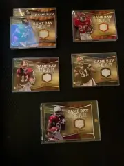 Upper Deck Game Day Gear Cards: Jamaal Charles Travis Wilson, Devin Thomas, etc.