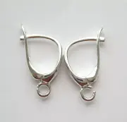 Lever back earring hooks Solid Sterling Silver 925
