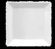 Oneida F1400000147S Tundra Bone White 9.875" x 9.875" Porcelain Square Plate