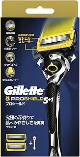 Gillette Pro Shield Razor Main Unit x 1, Replacement Blade x 2, 1 of which is already attached to the main unit