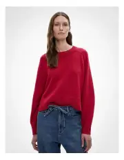 [Witchery] Crew Neck Knit Jumper in True Red